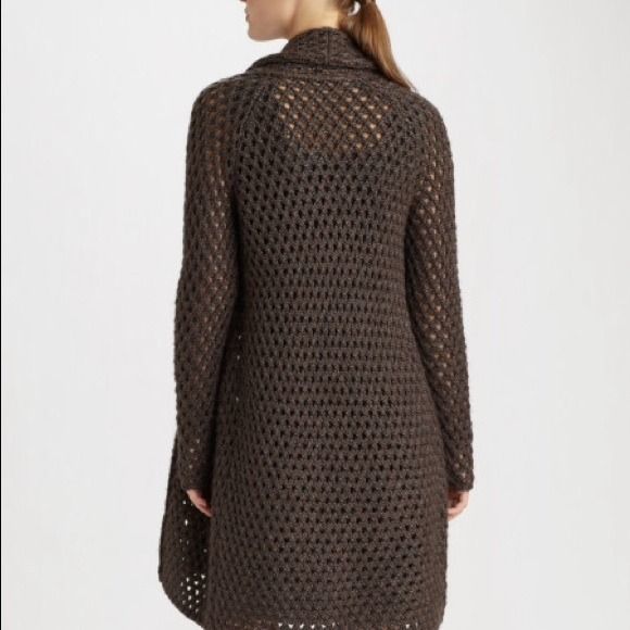 Ports 1961 Knit Long Open front Cardigan Med. NWT - Picture 2 of 4